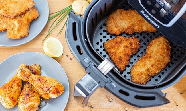 Zdravé smažení v horkovzdušné fritéze