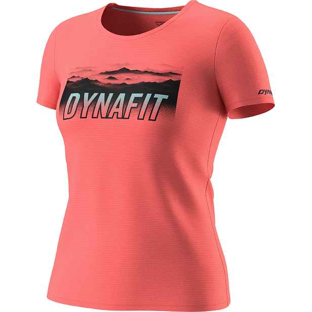 Triko Dynafit Transalper Graphic / Tee W cabana Barva: korálová, Velikost: