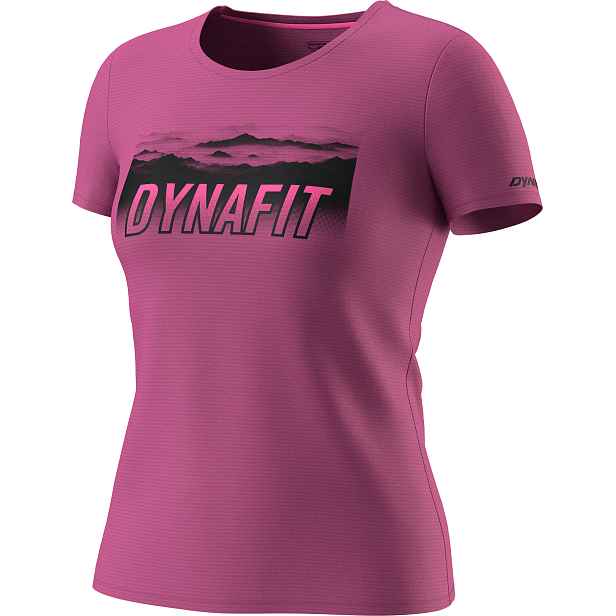 Triko Dynafit Transalper Graphic / Tee W magenta Barva: , Velikost: