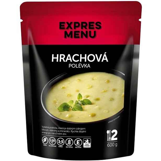 EXPRES MENU HRACHOVÁ POLÉVKA - 2 PORCE Hotová polévka