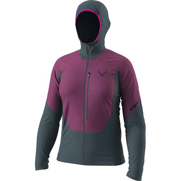 Bunda Dynafit Traverse Insulation Hooded W magenta Barva: , Velikost: