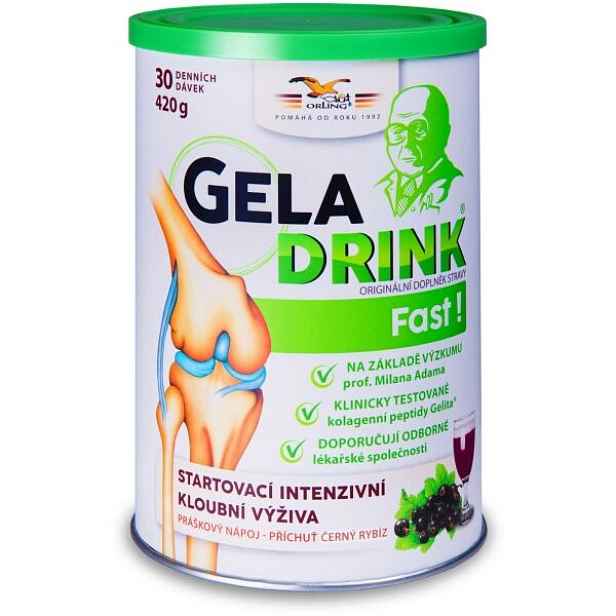 GELADRINK FAST RYBÍZ 420 G Startovací kloubní výživa , G
