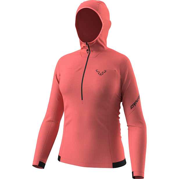 Mikina Dynafit Traverse Thermal 1/2 Zip W cabana Barva: korálová, Velikost: