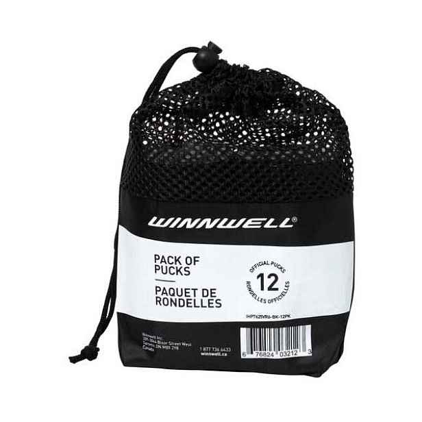 WINNWELL HOKEJOVÝ PUK WINNWELL OFICIÁLNÍ (12KS) Hokejový puk