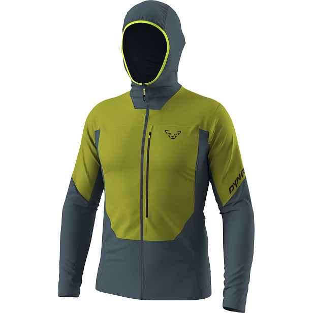 Bunda Dynafit Traverse Insulation Hooded lime Barva: limetková , Velikost: