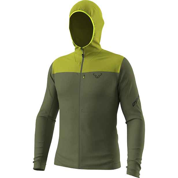 Mikina Dynafit Traverse Thermal Hooded lime Barva: / limetková, Velikost: