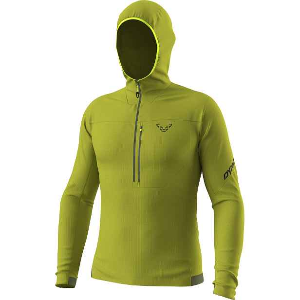 Mikina Dynafit Traverse Thermal 1/2 Zip lime Barva: limetková, Velikost: