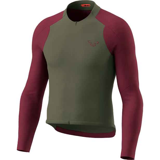 Tričko Dynafit Ride Light / Full Zip Jersey thyme Barva: , Velikost: