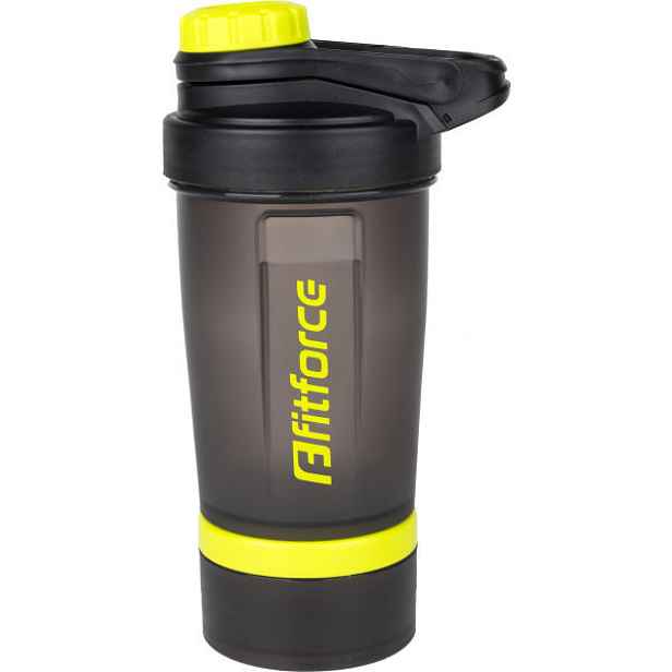 Fitforce SHAKER 500 ML Plastová láhev s ocelovou kuličkou , ML