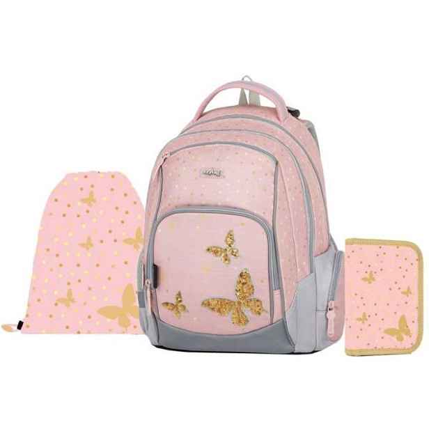 Oxybag GO MOTÝL Školní set
