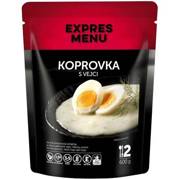EXPRES MENU KOPROVKA VEJCI - 2 PORCE Hotové jídlo