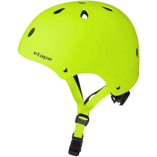 Etape CADDY Dětská cyklistická helma, reflexní neon, velikost ( - 52)