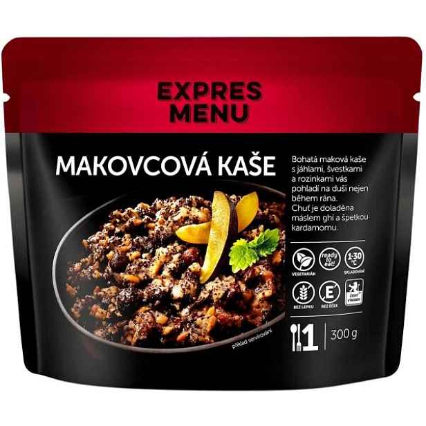 EXPRES MENU MAKOVCOVÁ KAŠE - 1 PORCE Ovocný dezert