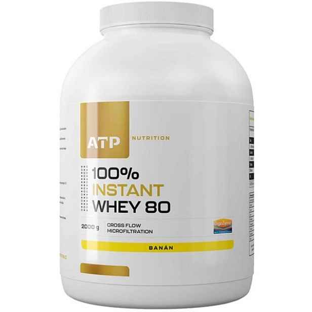 ATP NUTRITION 100% INSTANT WHEY 80 CFM 2 KG BANÁN Syrovátkový protein , KG