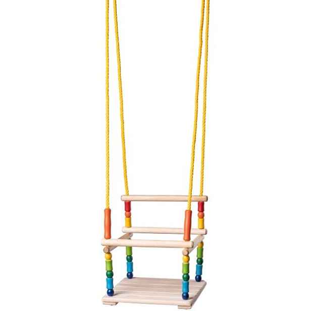 WOODY SWING WITH PLAYPEN Houpačka, mix