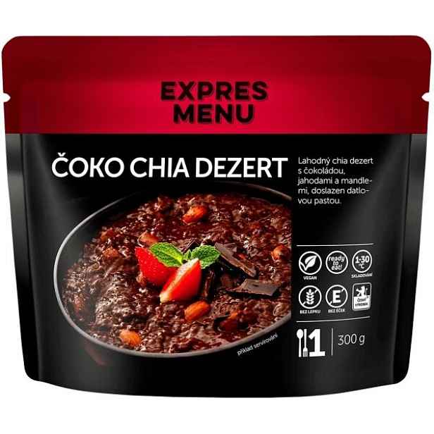 EXPRES MENU ČOKO CHIA DEZERT - 1 PORCE Ovocný dezert