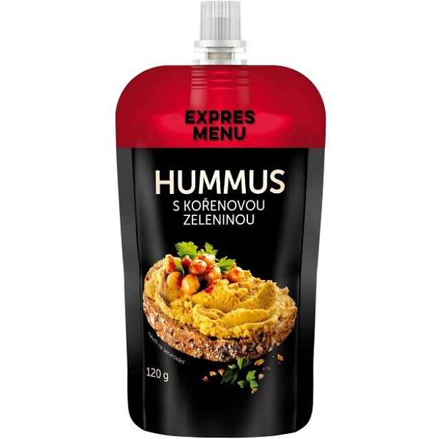 EXPRES MENU HUMMUS SE ZELENINOU - 120 G Zeleninový hummus