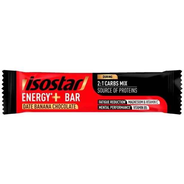 Isostar ENERGY+ BAR DATE 32 G BANÁN + ČOKOLÁDA Energy tyčinka , G
