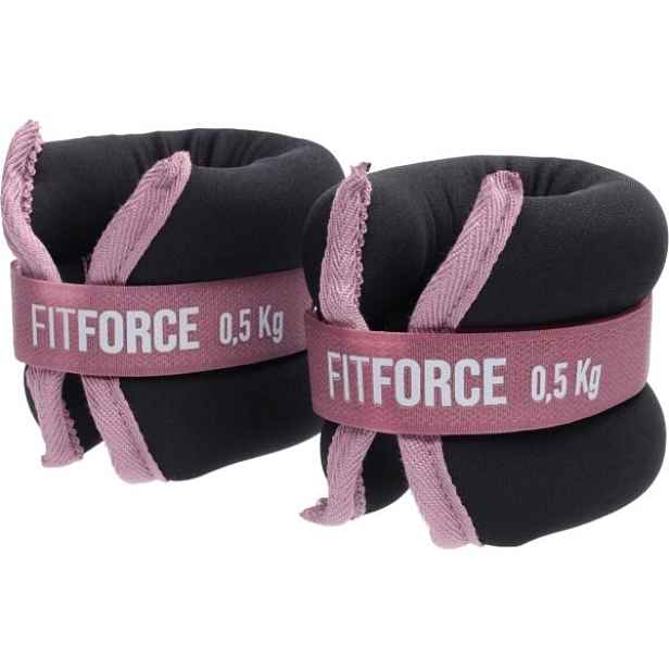Fitforce ANKLE 2 x 0,5 KG Závaží na kotníky