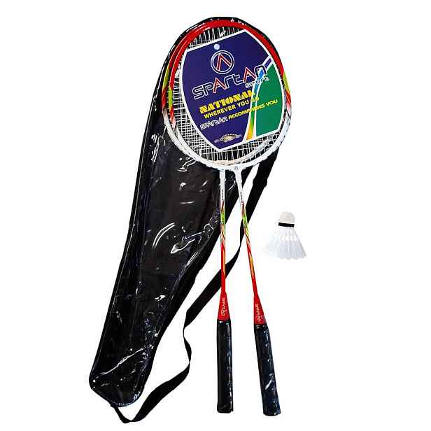 Badmintonový set Spartan Sportive - 2 rakety, míček, pouzdro