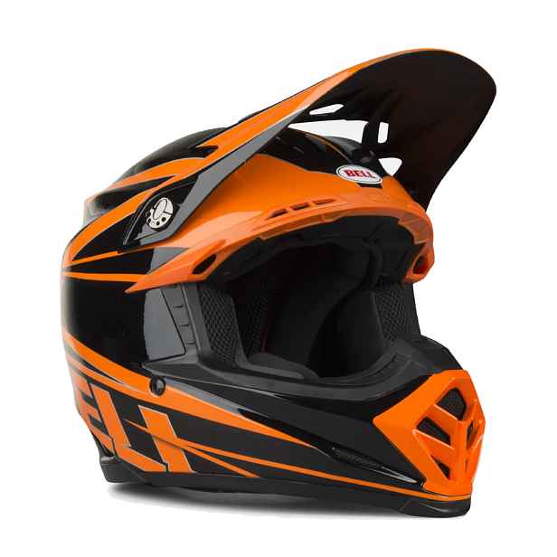 Motokrosová přilba BELL Moto-9 oranžovo- (55-56)