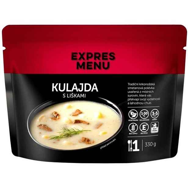 EXPRES MENU KULAJDA LIŠKAMI - 1 PORCE Hotová polévka