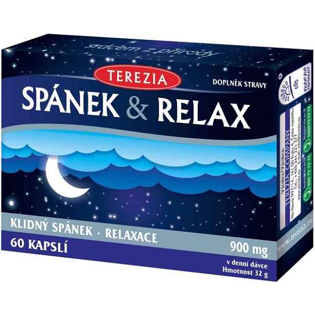TEREZIA SPÁNEK & RELAX 60 CAPS Podpora spánku