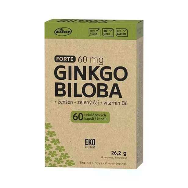 VITAR EKO GINKGO BILOBA + ČAJ Bylinný doplněk stravy