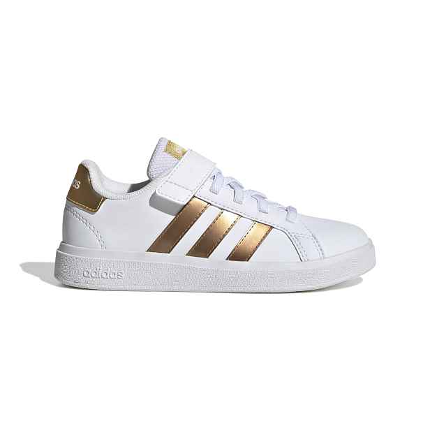 adidas Grand Court Sustainable Lifestyle Court Elastic Lace and Top Strap Shoes 28,5