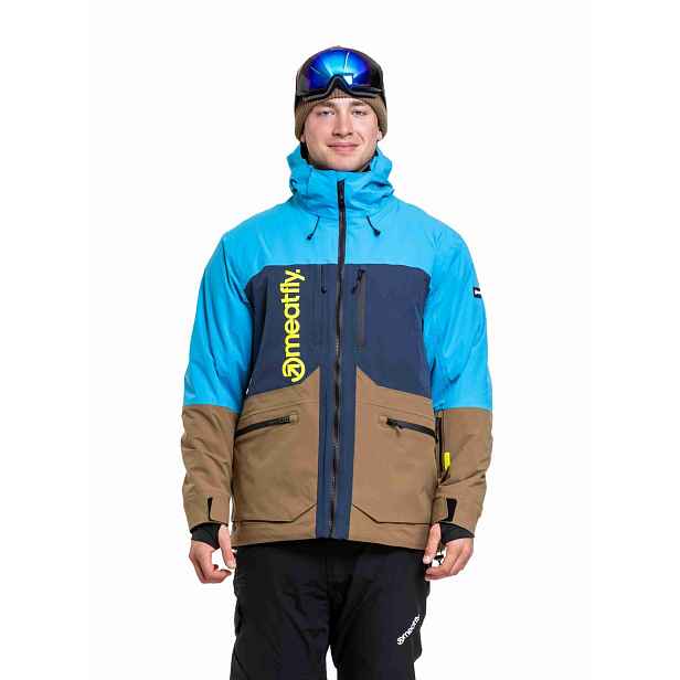 Meatfly pánská SNB & SKI bunda Manifold Vivid / Butternut