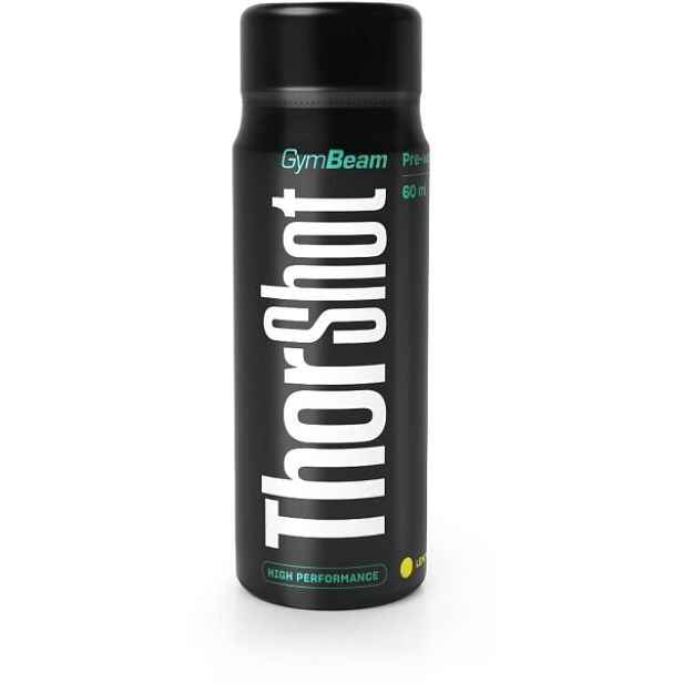 GymBeam THOR SHOT 60 ML CITRON + LIMETKA Energy shot , ML