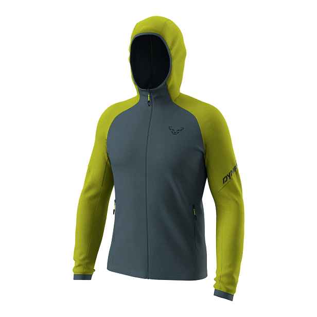 Pánská bunda Dynafit Radical Polartec® Hooded Jacket lime Barva: lime, Velikost: