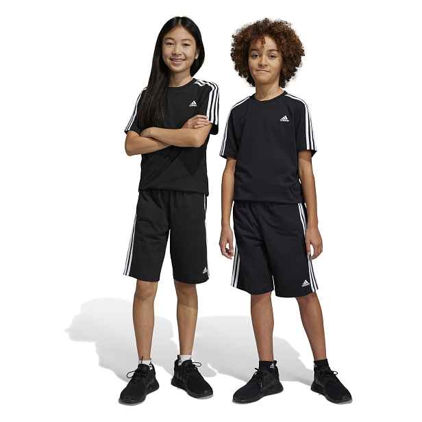 adidas Essentials 3-Stripes Knit Shorts 128