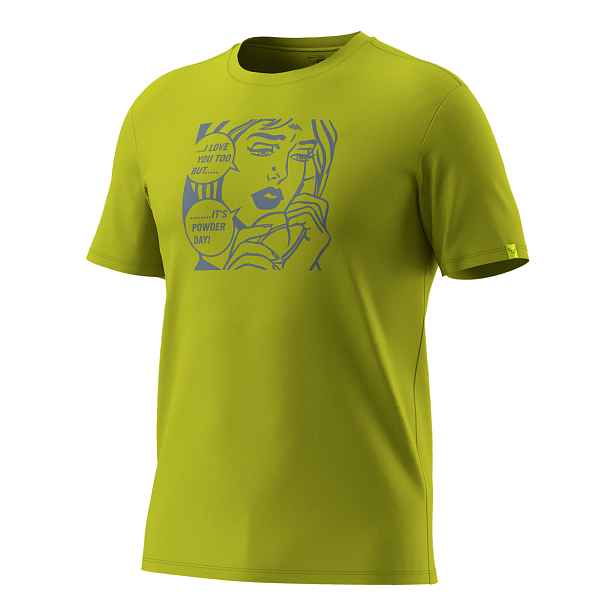 Pánské tričko Dynafit Graphic Cotton lime Barva: lime, Velikost:
