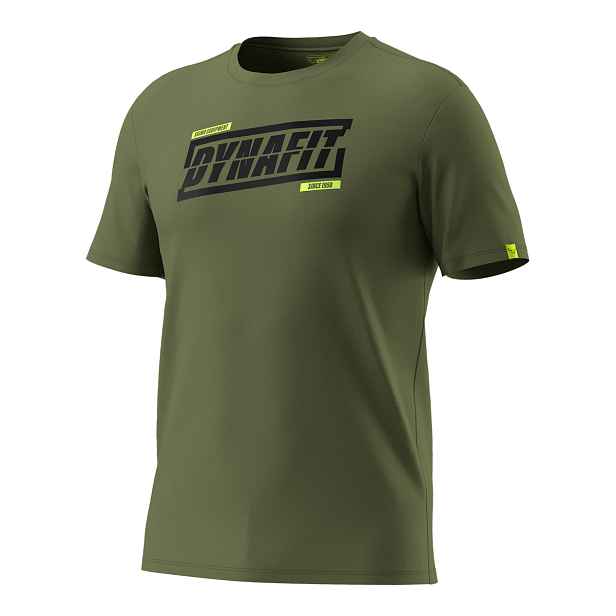 Pánské tričko Dynafit Graphic Cotton military Barva: military , Velikost: