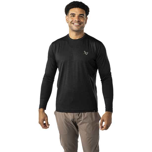 Triko LS Tech Tee BLK Sr