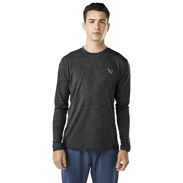 Triko LS Tech Tee GRY Sr