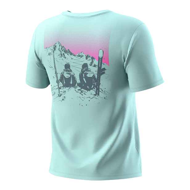 Dámské tričko Dynafit Back Graphic Cotton cloud Barva: Cloud , Velikost: