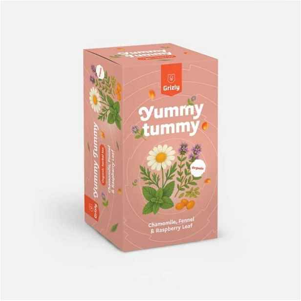 GRIZLY YUMMY TUMMY BIO bylinný čaj