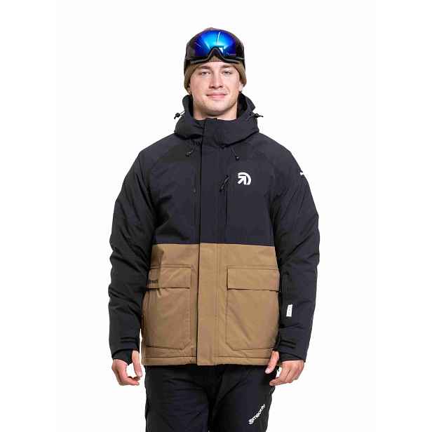Meatfly pánská SNB & SKI bunda Vertigo Butternut / Ripstop