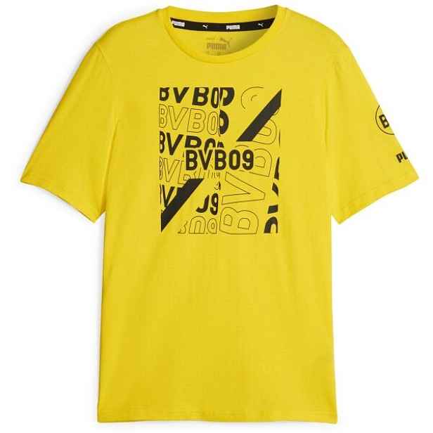 Puma BVB FOOTBALLCORE GRAPHIC TEE Pánské tričko