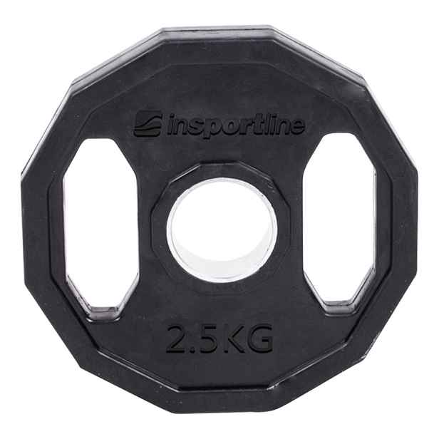 Pogumovaný olympijský kotouč inSPORTline Ruberton 2,5 kg 50 mm
