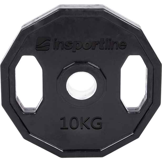 Pogumovaný olympijský kotouč inSPORTline Ruberton 10 kg 50 mm