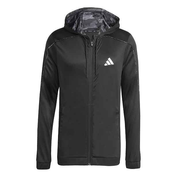 adidas Train Essentials Camo Full-Zip Hoodie