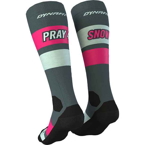 Ponožky Dynafit FT Graphic flamingo/cloud stripes Barva: , Velikost EU: