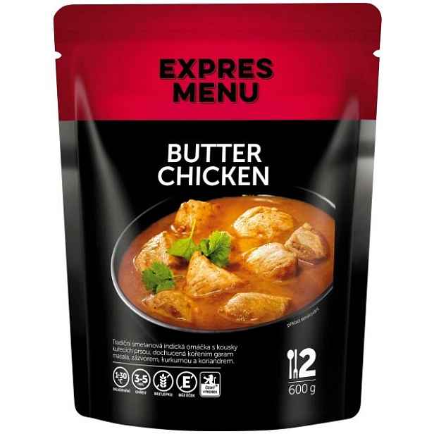 EXPRES MENU BUTTER CHICKEN - 2 PORCE Hotové jídlo