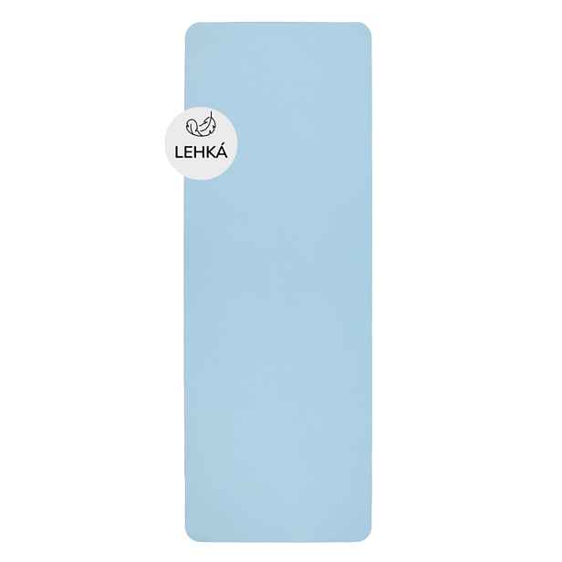 YATE Yoga mat dvouvrstvá,materiál TPE,sv. /sv.šedá