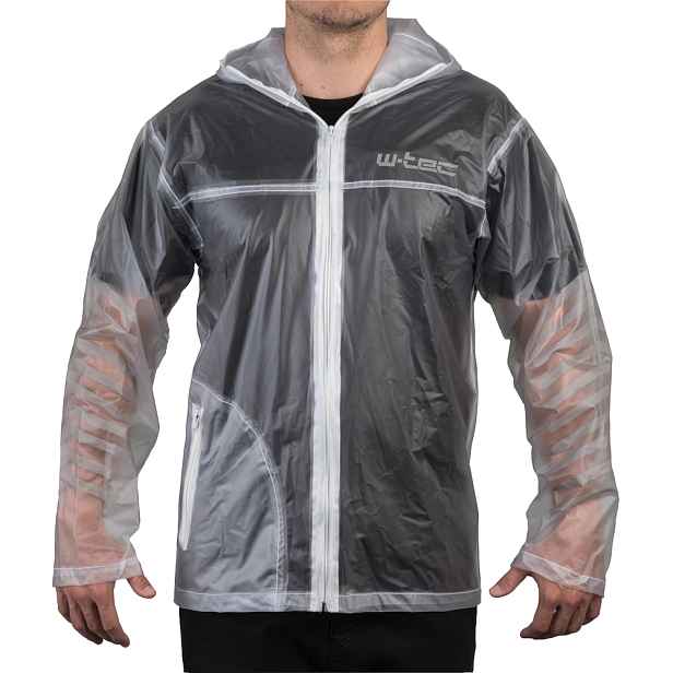 Moto pláštěnka W-TEC Lighty transparentní