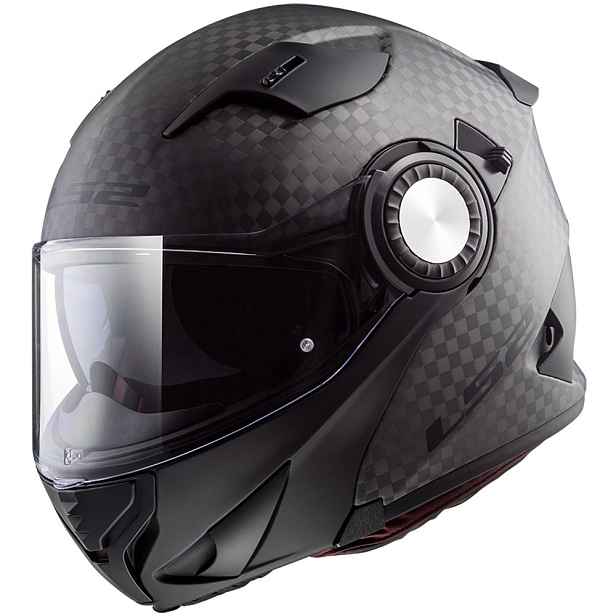 Výklopná přilba LS2 FF313 Vortex Carbon Solid Carbon (53-54)