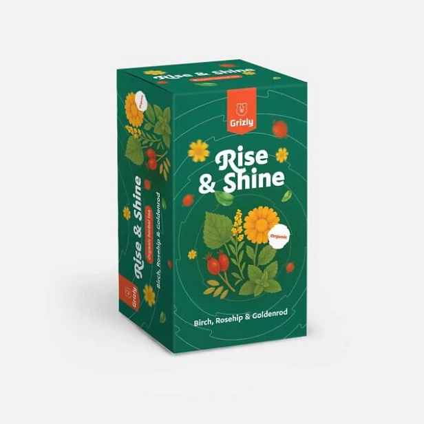 GRIZLY RISE & SHINE BIO bylinný čaj